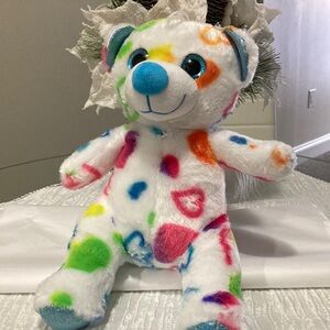 White and Blue Stuffed Animal Plush Toy